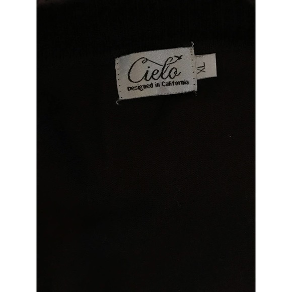 Cielo Brown Long Women's XL‎  Cardigan Sweater - Picture 4 of 10